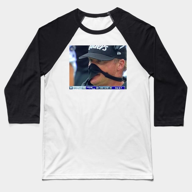 Gruden Master of Masks Baseball T-Shirt by De2roiters